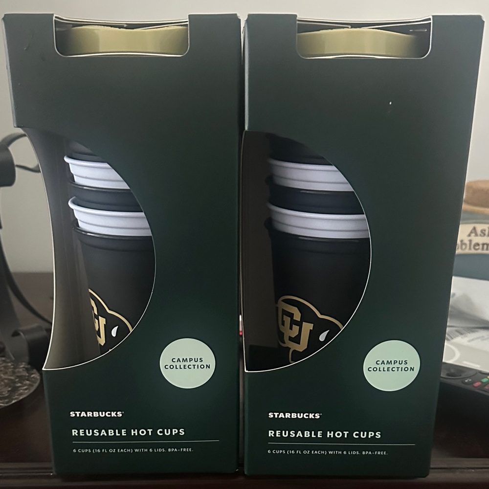 Starbucks Reusable Cup Set – Colorado (Campus Collection)
